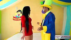 Clown Fucks Hot Bitch Yara Rocha Anal Cum In Mouth