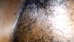 Married woman enjoys sex with her curly and fat lover in the dorm bed