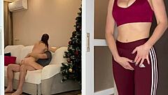 horny stepmom bangs me on new year's eve