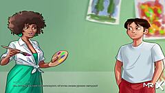 Signed up for Summertime Saga competition for good marks