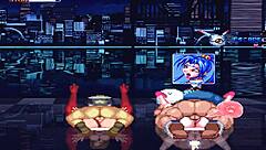 hentai mugen 18 character edit showcase with intense cum action in anime game