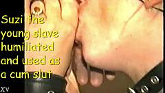 Suzi The Young 18+ Slave Turned Into A Cum Slut.