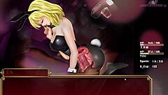 Black smith episode 12 features hungry bunny girl on sofa in dating game