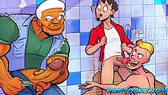 Gay cartoon features amateur fun on Bareback Road