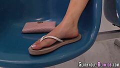 Gloryhole fucks teen, gets creampie! What a surprise!