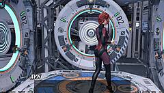 Stranded in space 95, holding hands with Asian scientist MILF.