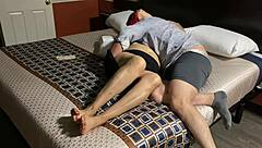 Sucking that nice hairy pussy