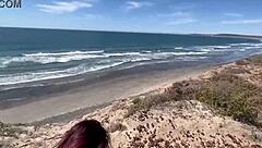 Outdoor sex with my milf girlfriend in public place