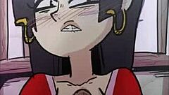 boa hancock gives titfuck to cock in loop