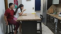 Busty bffs share cock in hentai threesome.