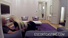 hot crossfit trainer assfucked for money as escort in rough casting interview