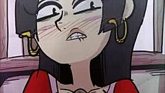 Boa Hancock's big boobs in a tit-fucking loop in this Zone animation