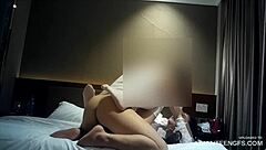 Petite Asian escort provides great service in a hotel room