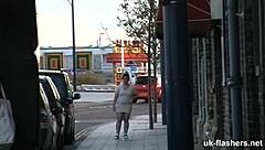 Oh, Watch This British BBW Flash Tits And Masturbate In Public Bar!