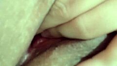 Beautiful Amateur Moans While Fingering Wet Pussy on Bed