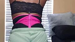 Naejae Twerks Her Ass And Grinds Pussy On Pole