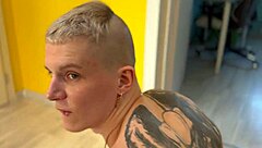 sexy twink did a naked workout and his cocky stepfather noticed it - 421