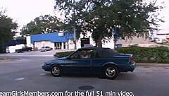 Nerdy teen's public masturbation sessions in risky spots