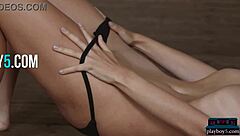 the hottest colombian milf calypso muse strips lingerie