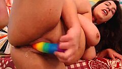 Australian with wet pussy fucking in the big ass