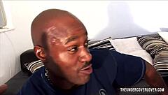 Helping the busty British milf neighbour with her monster cock desires.