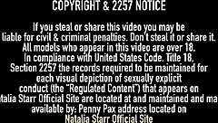 nasty natalia starr on knees taking sperm in mouth