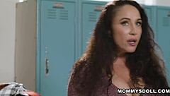 Freya parker and her stepmom jewell marceau decide to have sneaky sex in the classroom