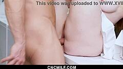 i fuck my milf boss and teen at laundromat