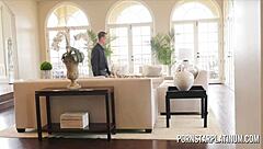 Latina Wife Havana Ginger Pegs Husband with Strapon