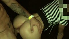 Slow Motion Close-Up of Intense Fucking in Swing Club Booth