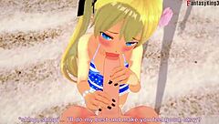 Marie Rose Gets FUCKED In Bikini On Beach