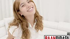 Beautiful Peruvian Teen Caught On Streets - Marina Gold