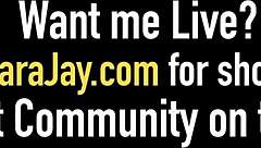 dark skinned diva and busty sara jay share big black cock