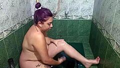 Latina Actress Shaves Pussy for Porn Recording!