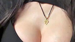 Brunette amateur touches herself in the toilet on our first date.