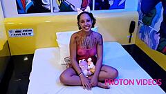 Young Latina Athena Queen Rides Cock