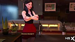 Monroe performs on stage in fashion business episode 26.