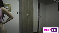 latina teen gets blowjob from perverted santa