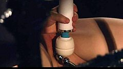 Redhead subgirl gets tied up for a rough bondage massage with cock and sucking