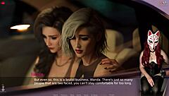 Public night club encounter with a MILF in hentai game