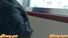 masked pornstar gives blowjob to jhonny gab