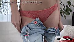 flawless half-naked petite chick gets nailed in stretched anus