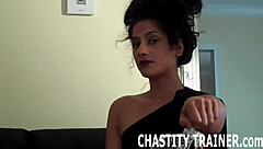Chastity device for BDSM and masturbation control