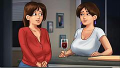 Summertime Saga Chapter 13 with a hot milf with an amazing ass and big tits