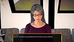 Milf with Big Tits and Ass in Hentai Cartoon