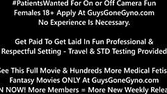 Cum Clinic Extraction 6: Angel Ramiraz Jerks Restrained Cock. Naked Doctor in Florida Gyno Exam!