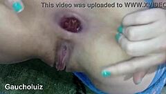 Real sex with facial, anal and oral sex with cum inside
