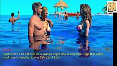 a wife and stepmother 79 in teen 18+ blonde cartoon