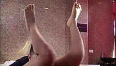 Kimberly's Ass Licked with Legs Wide Open in Room Casting 7!