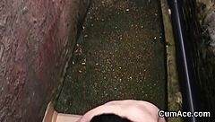 Hot Babe Swallows Sperm Load in POV Facial